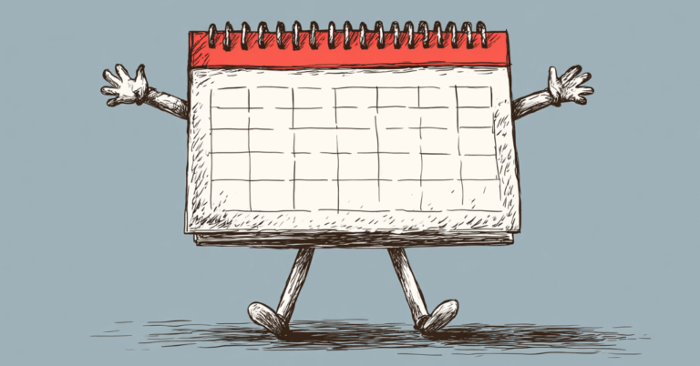 Personified content calendar.